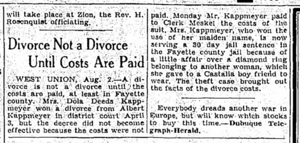 Clipping from Globe-Gazette